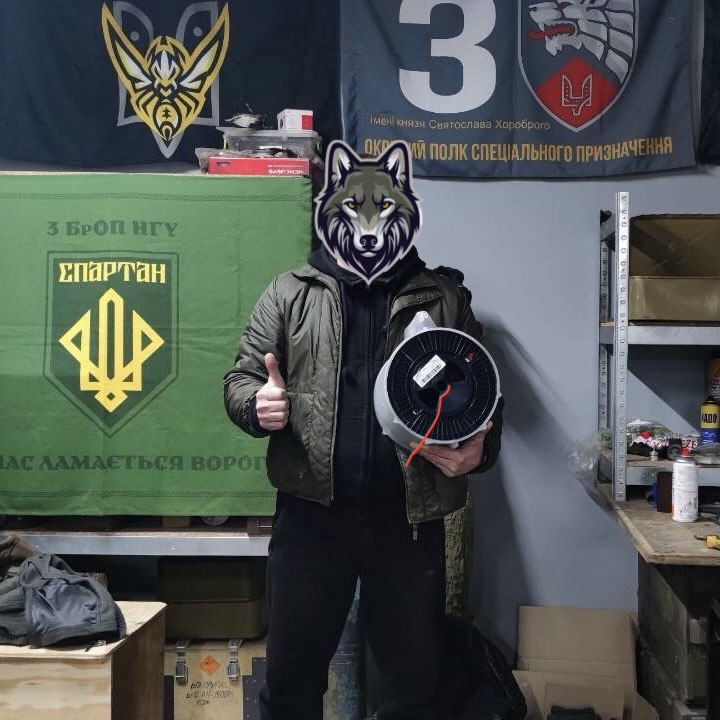 Подяка Трискачу Сергію за допомогу в придбанні оптоволоконного кабелю для потреб інженерного підрозділу ССО